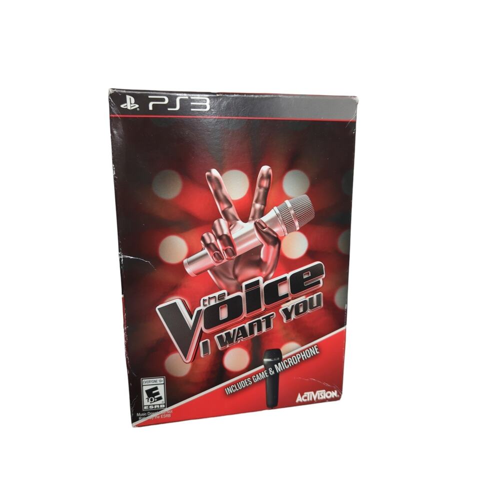 The Voice w/Microphone PS3 (Brand New Factory Sealed US Version) PlayStation 3
